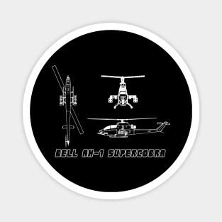 Bell AH-1 Supercobra (white) Magnet